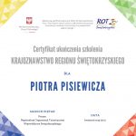 Piotr Pisiewicz certyfikat ROT Impakt