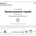 Certificate Global Responsibility Impakt